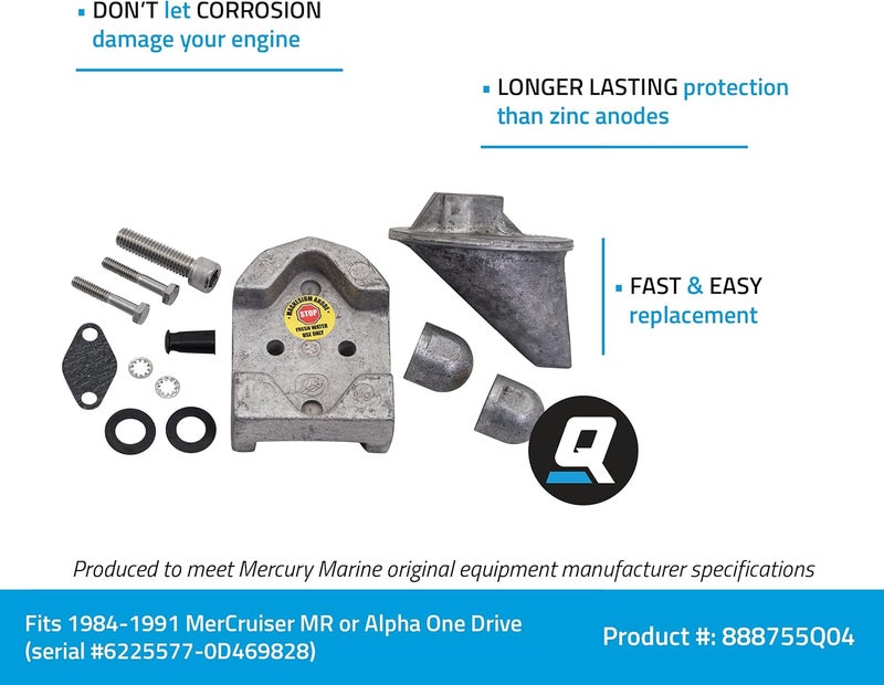 Quicksilver 808483Q1 Distributor Cap Kit for Marinized V8 Engines by General Motors w/Delco HEI Ignition Systems - Image 2